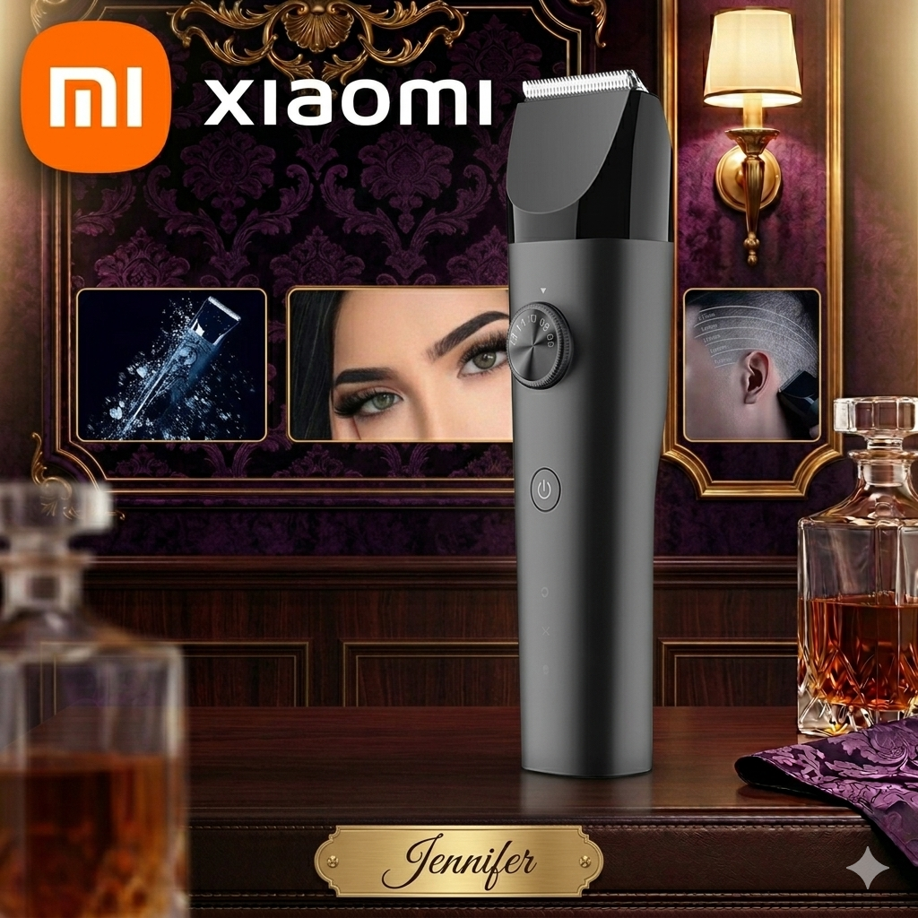 MIJIA Professional Cordless Hair Clipper – IPX7 Waterproof Electric Hair Trimmer with Precision Blade