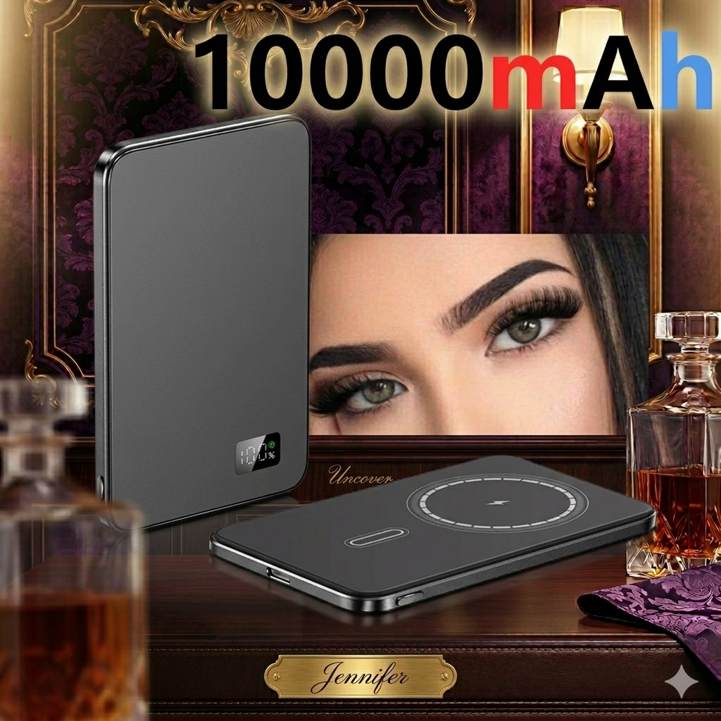 Ultra-Slim 10,000mAh Magnetic Power Bank | PD 25W Fast Charge