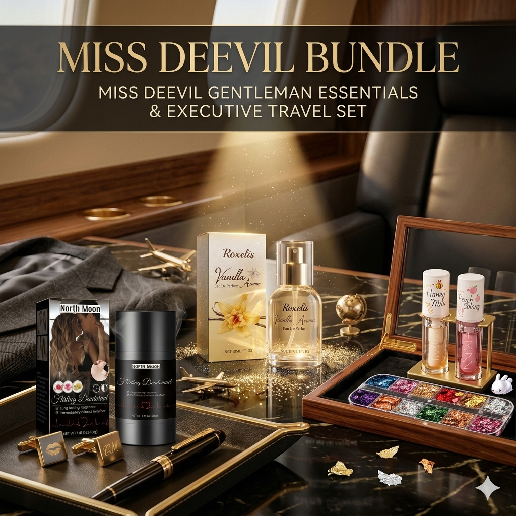 The Midnight Muse Lash Set 5-Pair Premium "Little Devil" Wispy Collection
