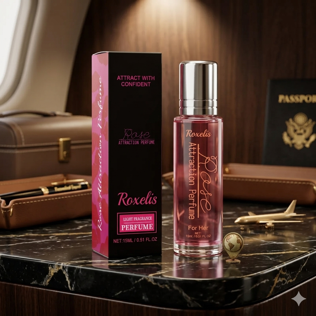 Natural Rose Travel Perfume ✨🌹 Light Botanical Fragrance for Everyday Elegance