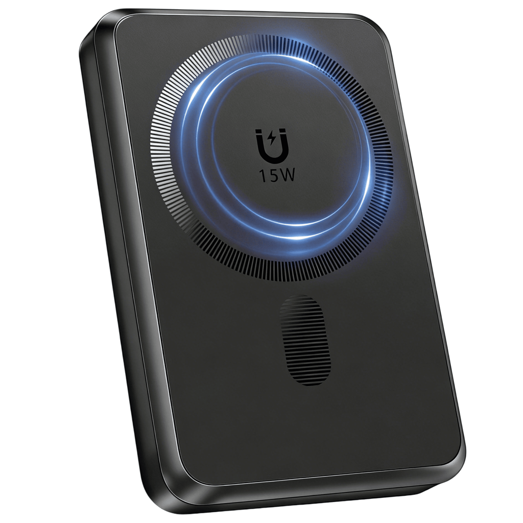 UCB "Executive Hub" 10,000mAh Magnetic Power Bank with Integrated Cables