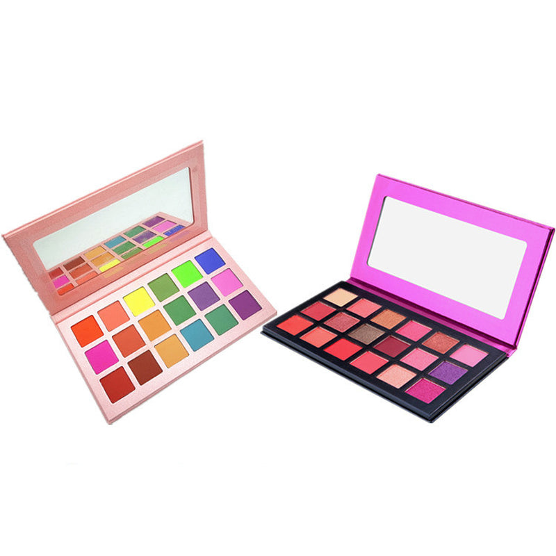 18 Color Eyeshadow Palette Square Eyeshadow