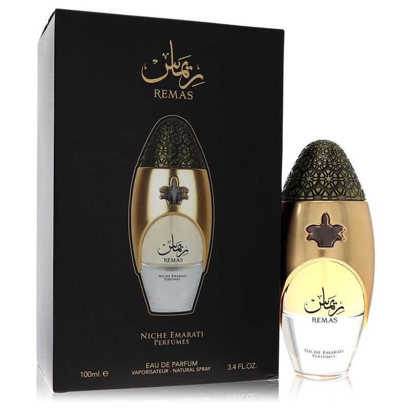 Niche Emarati Remas by Lattafa Eau De Parfum Spray (Unisex) 3.4 Oz