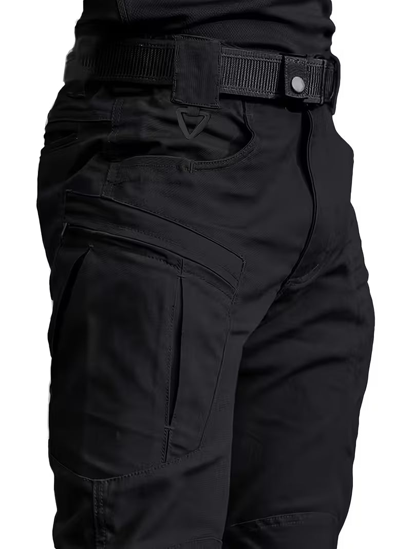 Alternative (Action-Focused):  Men’s Rugged All-Terrain Tactical Pants – Breathable Straight-Leg Cargo with Free Belt