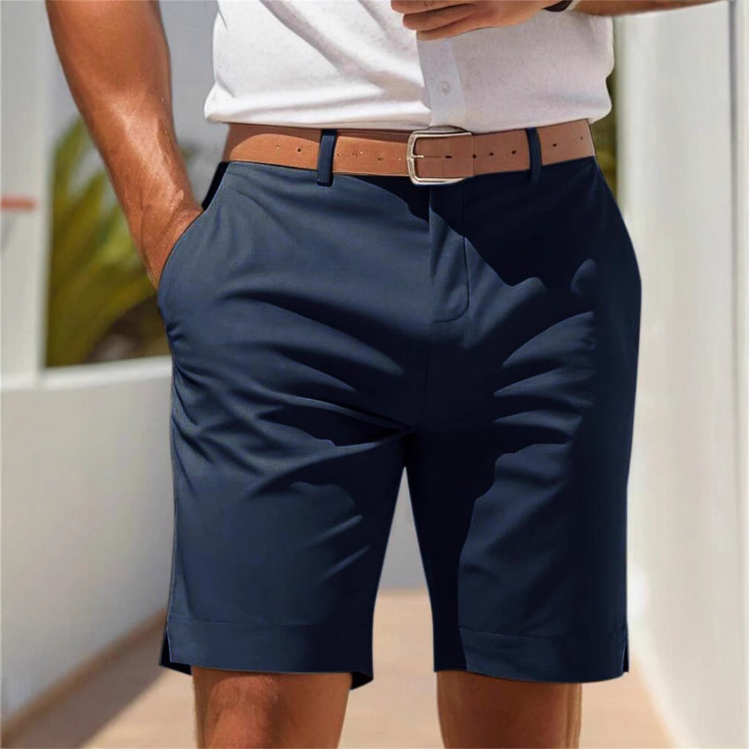 Business Suit Shorts Men'S Summer Casual Shorts