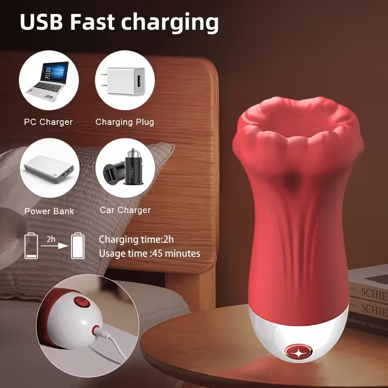 Gentleman Boutique "Aura Pulse Pro" Automated Hands-Free Personal Massager