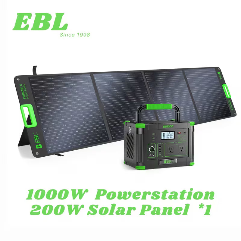 UCB "Aura Power Vault 1000" 1000W / 999Wh Portable Solar Power Station