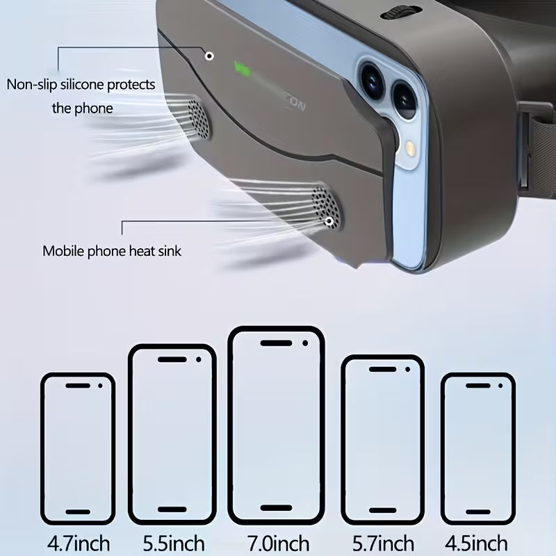 UCB "Aura Vision 4K" IMAX Cinema VR Headset for Smartphones (4.5" – 7.0"