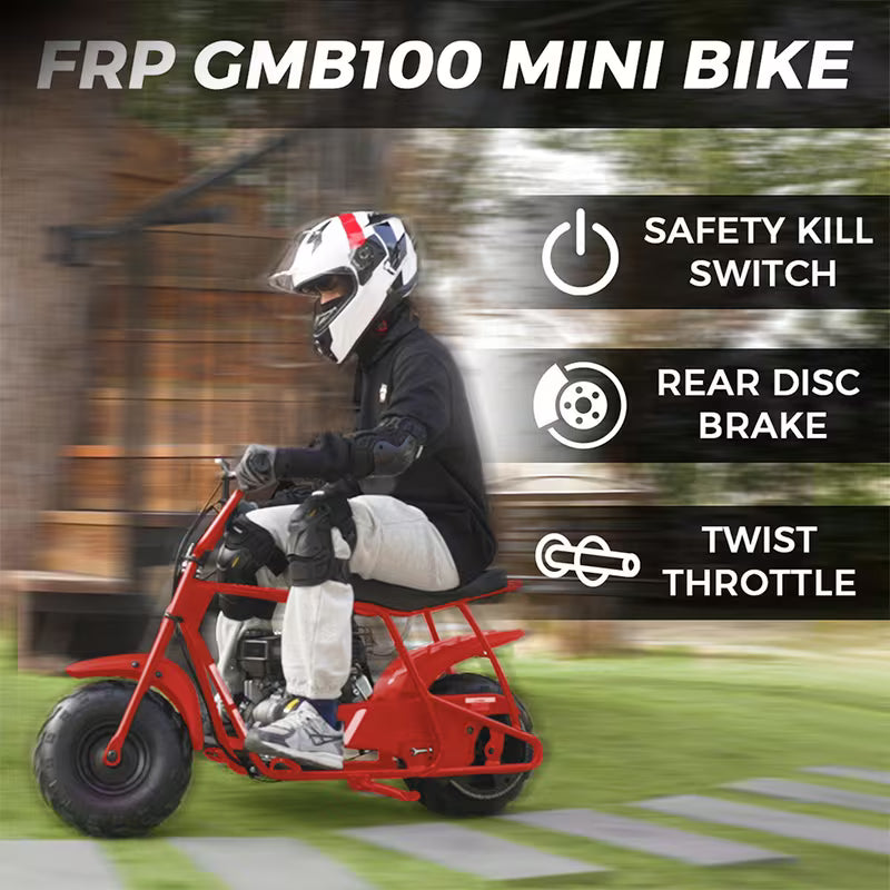 UCB "Vanguard Outlaw G100" 100cc 4-Stroke Gas Off-Road Trail Mini Bike