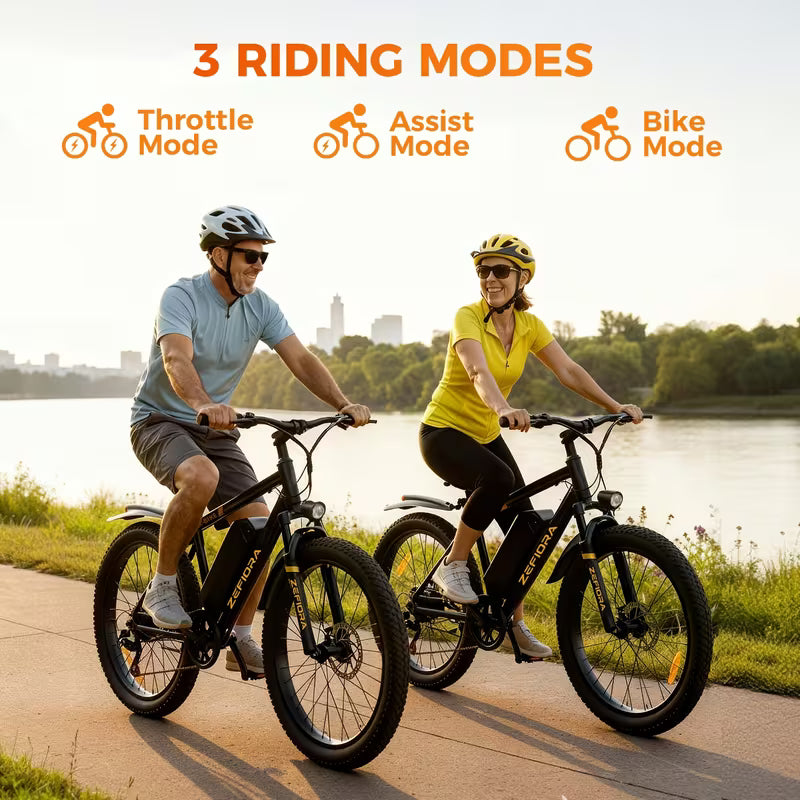 Gentleman Boutique "Vanguard Apex 700" 26" All-Terrain Electric Mountain Bike