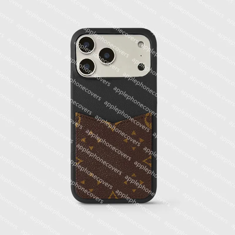 17 Pro Max Phone Case Designer Iphone Case Luxury Wallet Card Holder for Apple Iphone 16 Pro Max 15 plus 18 14 13 12 Card Package Dirt-Resistant DHGATE