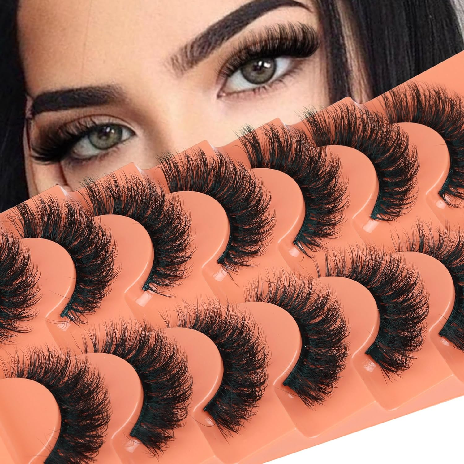 Executive 9D Fluffy Faux Mink Lash Set (7-Pack)