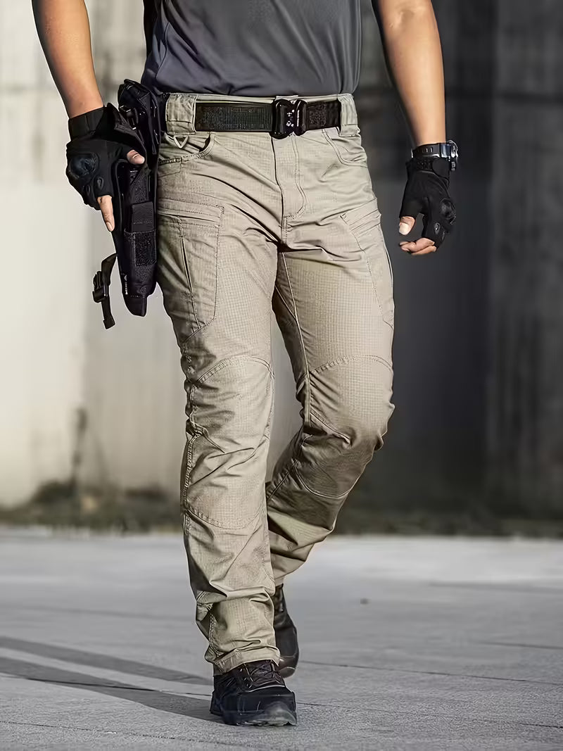 Alternative (Action-Focused):  Men’s Rugged All-Terrain Tactical Pants – Breathable Straight-Leg Cargo with Free Belt