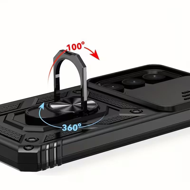 Gentleman Boutique "Aura Armor" Heavy-Duty Magnetic Kickstand Case (Samsung Galaxy S-Series & A-Series)