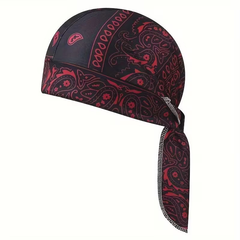 UCB "Aura Shield" Performance Cooling Helmet Liners & Motorcycle Bandanas (5-Pack)