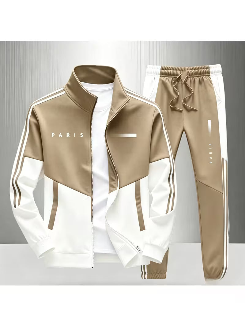Gentleman Boutique "Aura All-Season" Men's Lapel Long Sleeve &amp; Trouser Set