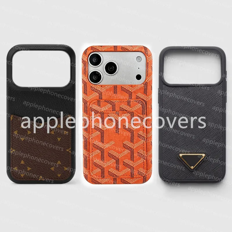 17 Pro Max Phone Case Designer Iphone Case Luxury Wallet Card Holder for Apple Iphone 16 Pro Max 15 plus 18 14 13 12 Card Package Dirt-Resistant DHGATE