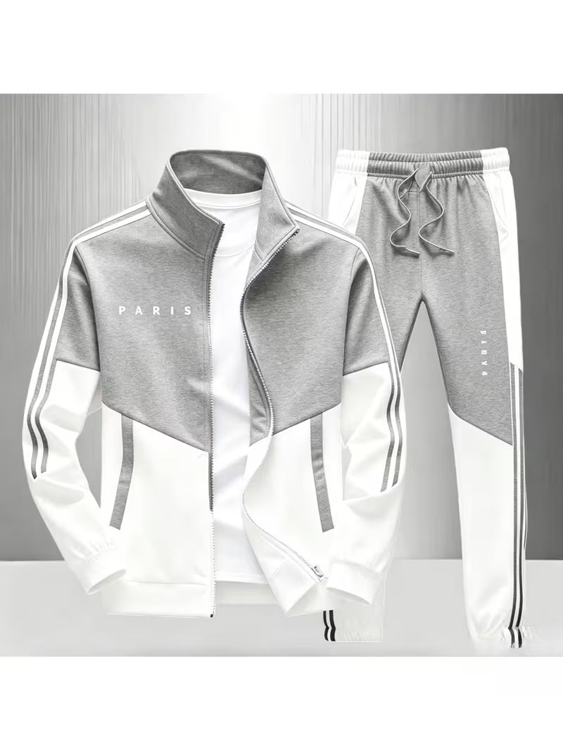 Gentleman Boutique "Aura All-Season" Men's Lapel Long Sleeve &amp; Trouser Set