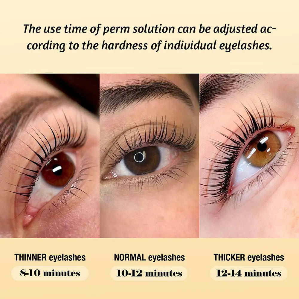 Eyelash and Brow Lifting Perm Lasting 4-6 Weeks Lash Lift Set for Lash Curler Eyelashes Perm Kit Treatment Makeup Tools