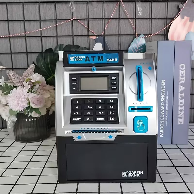 Miss Diva "Junior Vault ATM" Electronic Money Bank Set with Debit Card & Cash Scanner
