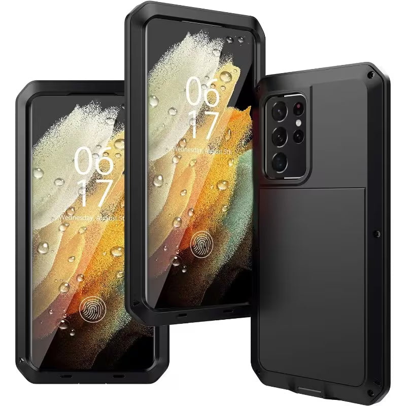 Gentleman Boutique "Titan Fortress" Heavy-Duty Aluminum Metal Armor iPhone Case