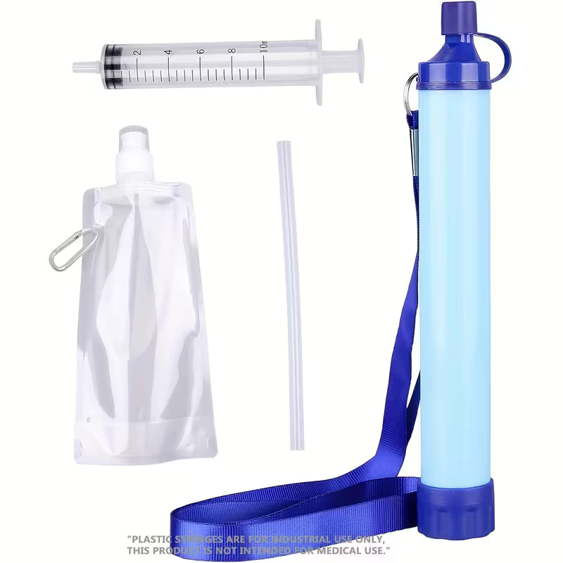 UCB "Aura Pure Hydro" 10,000-Gallon Emergency Straw Water Filter Kit (2-Pack)