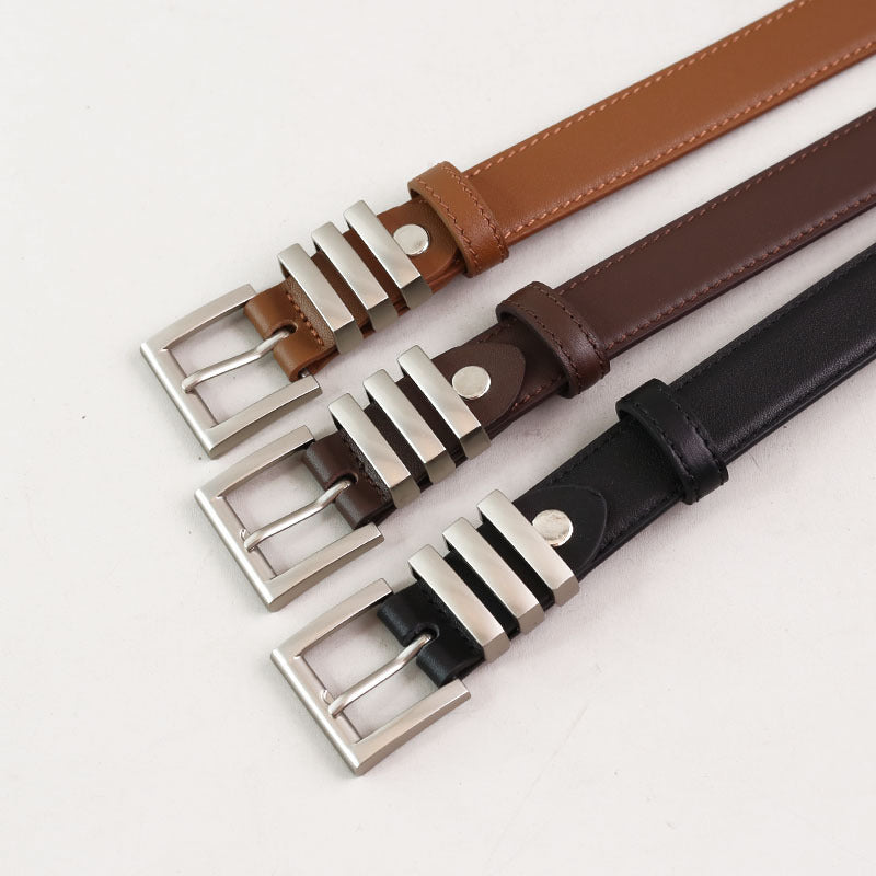 Women'S First Layer Cowhide Leather Belt