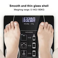 Gentleman Boutique "Aura Precision" Intelligent Digital Bathroom Scale (400 lbs / 180 kg Capacity)