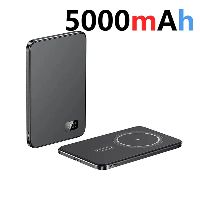 10000Mah Thin Magnetic Wireless Power Bank PD25W Fast Charging Portable External Battery for Magsafe for Iphone Samsung