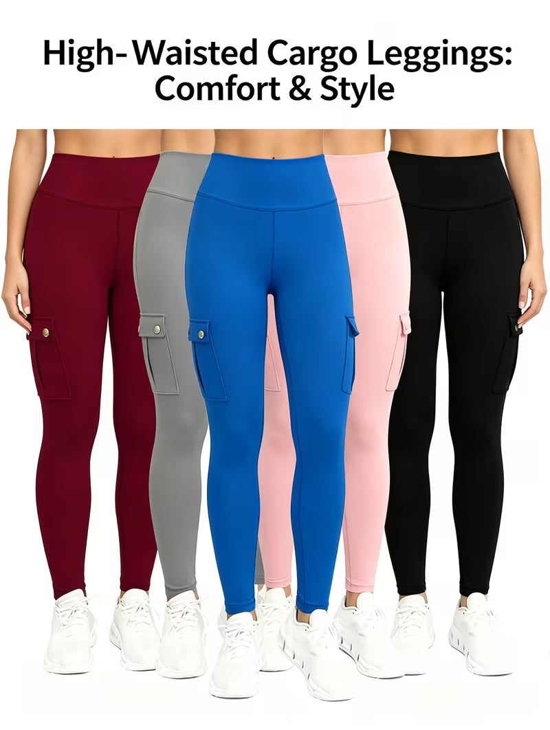 UCB "Sculpt & Streamline" High-Waisted Yoga Pants (5-Piece Multi-Color Set)