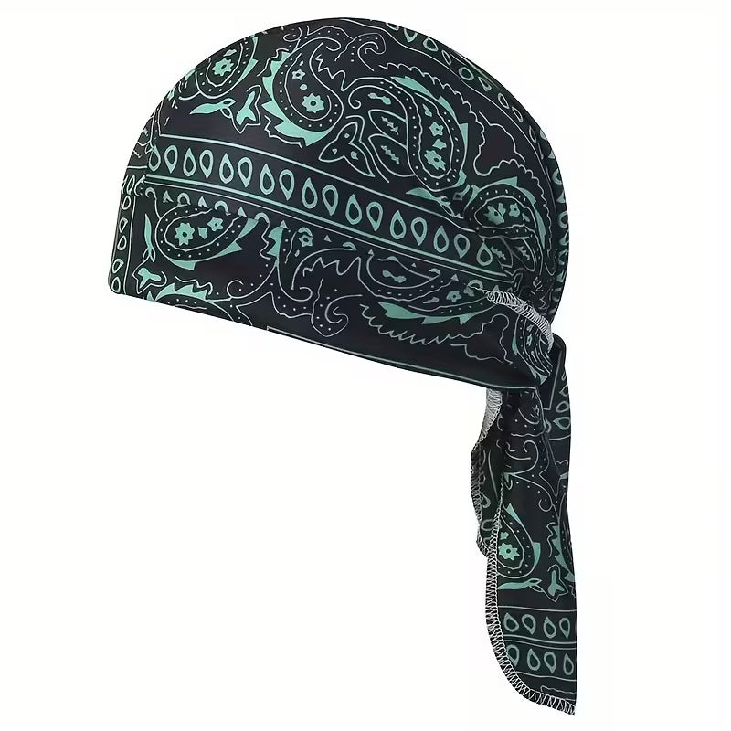 UCB "Aura Shield" Performance Cooling Helmet Liners & Motorcycle Bandanas (5-Pack)