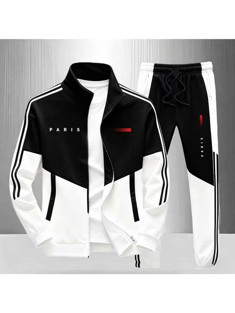 Gentleman Boutique "Aura All-Season" Men's Lapel Long Sleeve &amp; Trouser Set