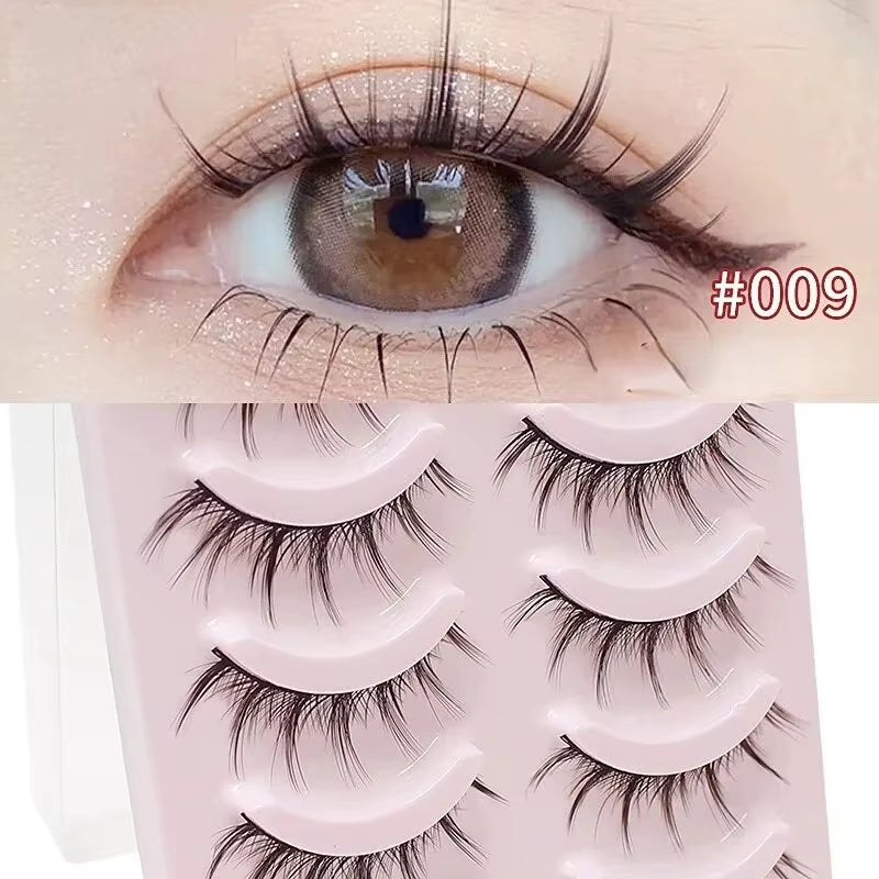 The Midnight Muse Lash Set 5-Pair Premium "Little Devil" Wispy Collection