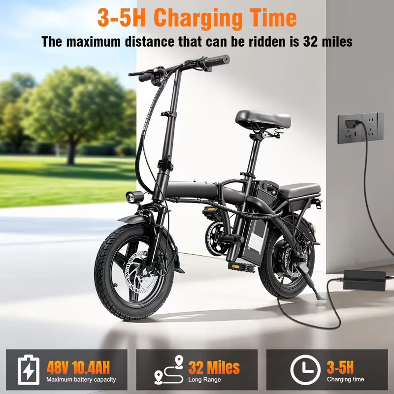 UCB "Vanguard Commuter E14" 500W Compact Folding Electric Bike