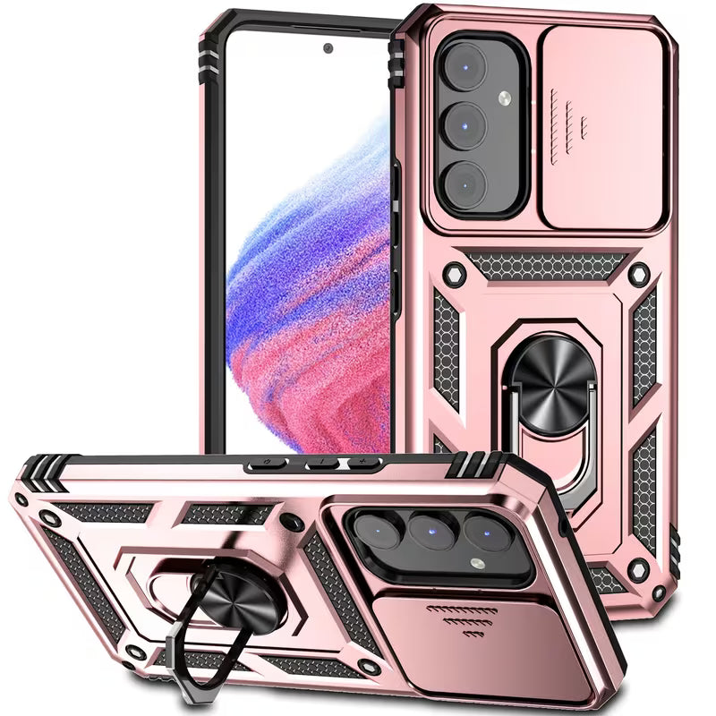Gentleman Boutique "Aura Armor" Heavy-Duty Magnetic Kickstand Case (Samsung Galaxy S-Series & A-Series)