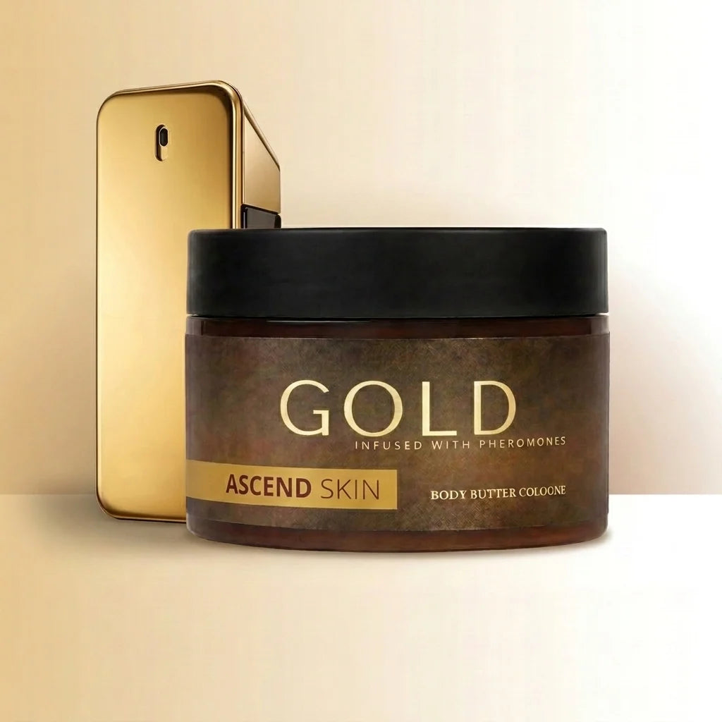 Men’s Luxury Fragrance Hydrating Body Butter – Ultra-Rich Shea & Cocoa Butter Solid Cologne