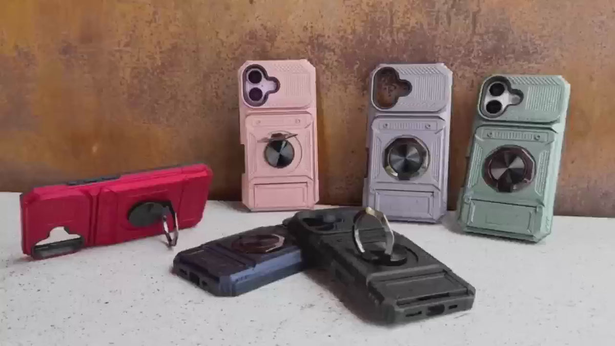 Executive Designer Multi-Card Wallet Case for iPhone