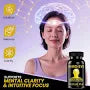 Organic Haritaki Capsules for Third Eye Awakening & Mental Clarity – 100 Vegetarian Capsules (Kailash Herbals)